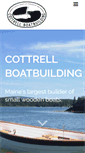 Mobile Screenshot of cottrellboatbuilding.com